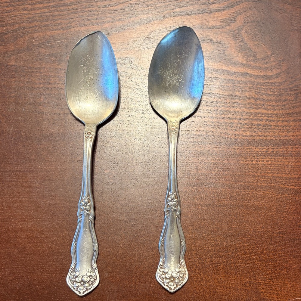 Silver Plate spoons by M. Rogers & Sons